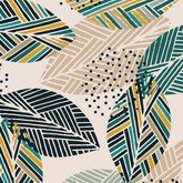 Листья с орнаментом