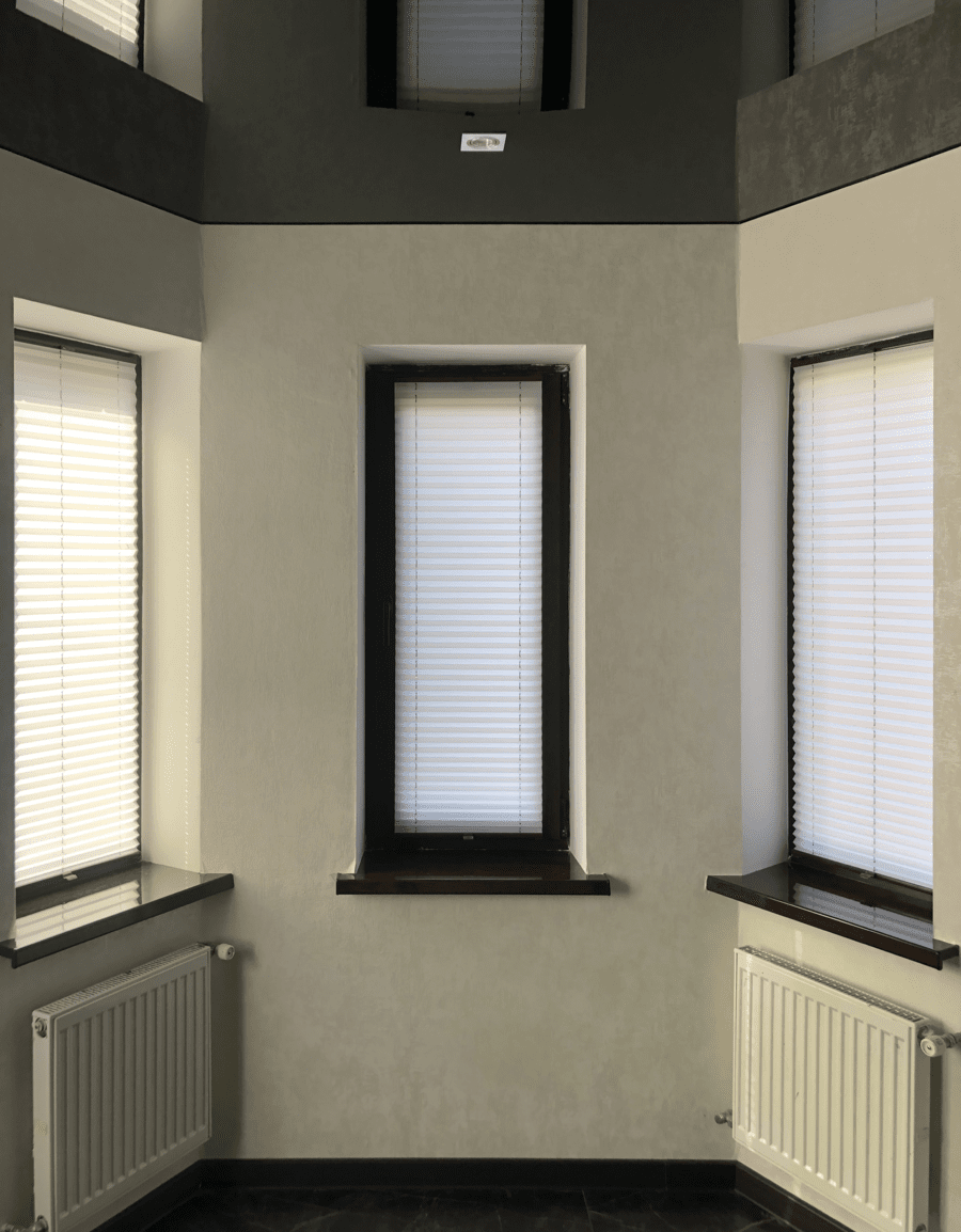 Шторы плиссе «Эко Белый»