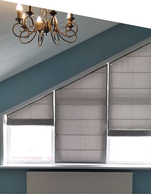 На окно со скосом