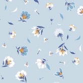 Голубые цветы