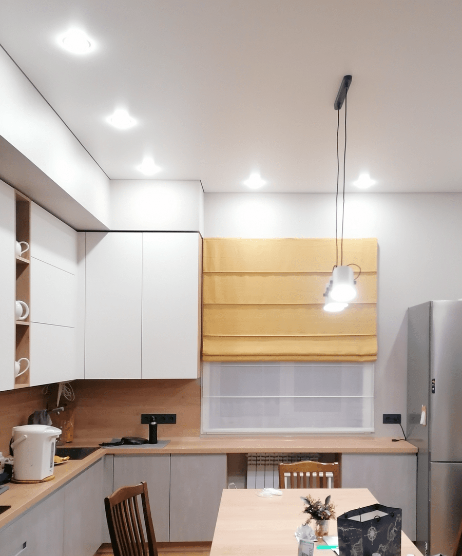 Двойная римская штора день-ночь с тюлью