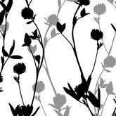 Цветочный силуэт