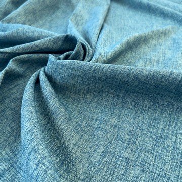 Рогожка димаут лазурно-синий