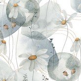 Ромашки акварель