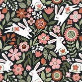 Зайчики в цветнике