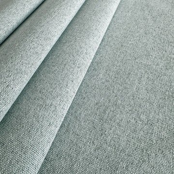 Лён блэкаут серо-зелёный